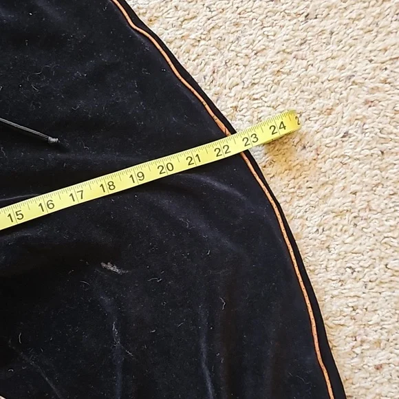 Gucci Dapper Dan Black Velvet Monogram Leather Tan Brown Pocket Sweatpants Track - Picture 11 of 12